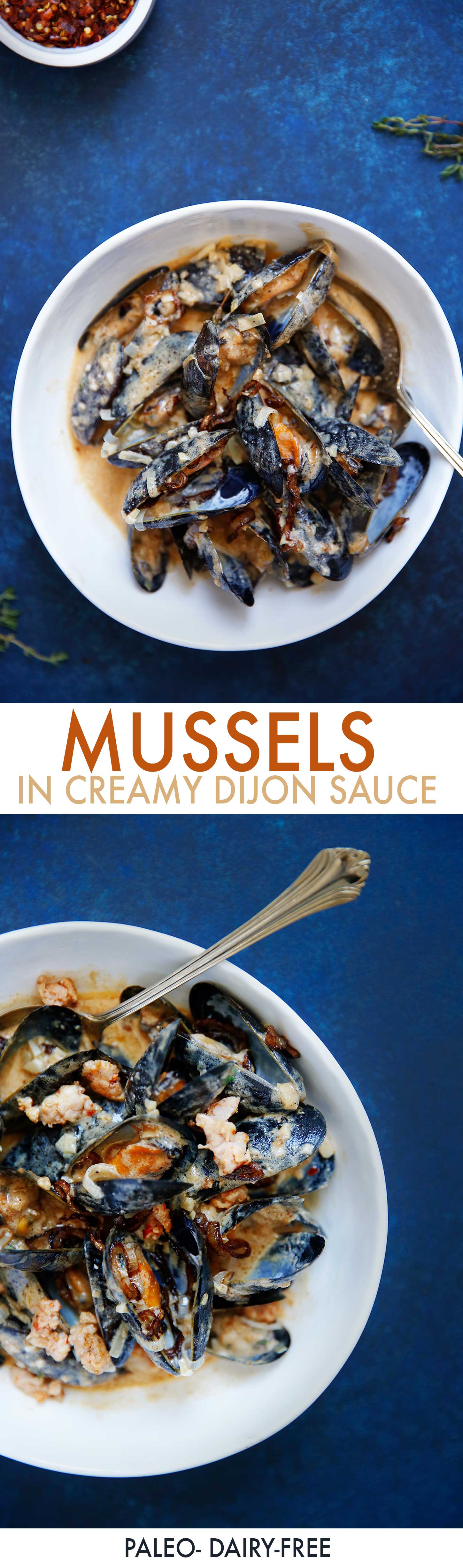 Mejillones con Salsa de Crema Dijon - Lexi's Clean Kitchen