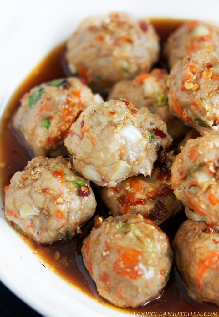 albóndigas paleo tailandesas