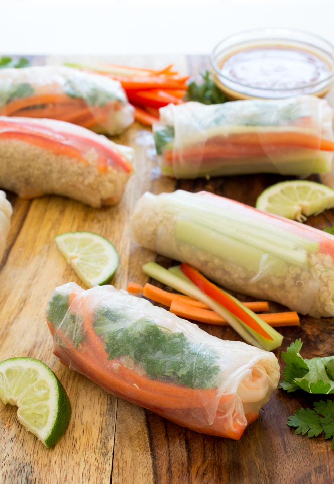 Rollitos de primavera de verduras | chefsavvy.com