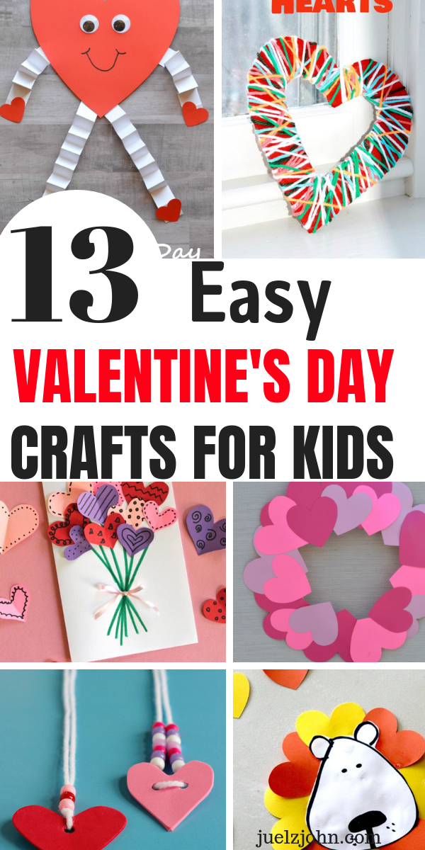 manualidades de san valentin para niños