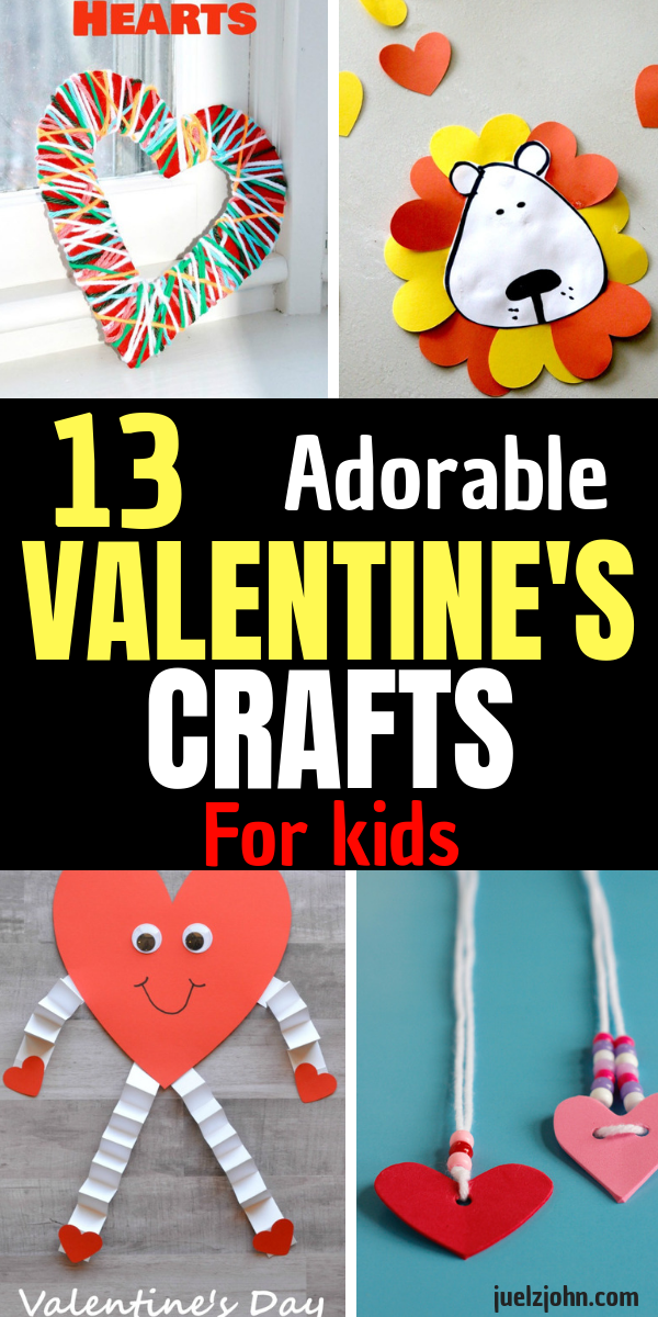 manualidades de san valentin para niños