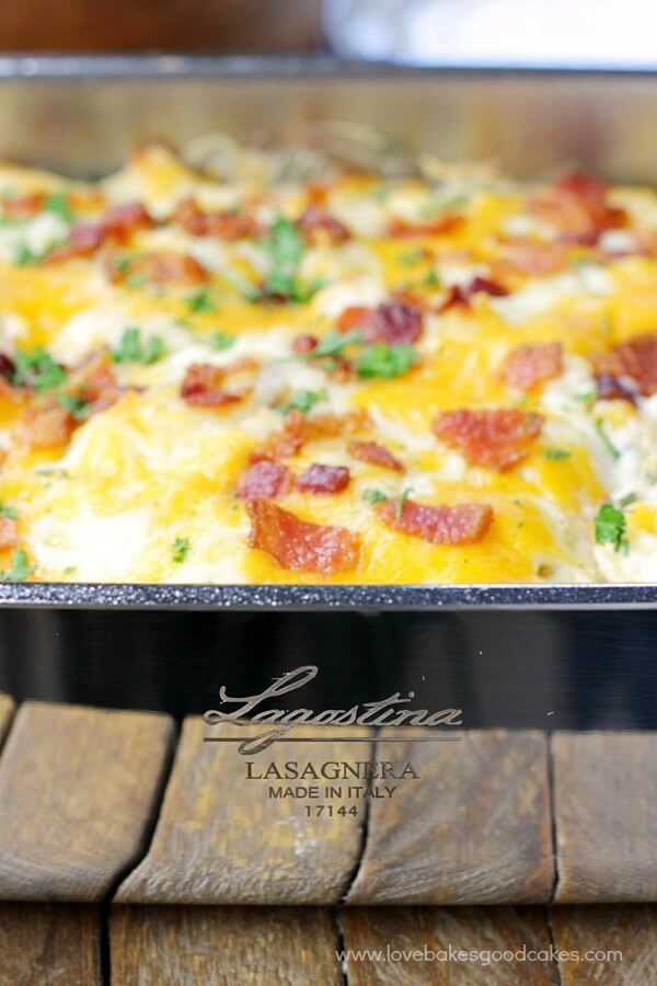 Cazuela De Fideos Ranch Con Tocino De Pollo