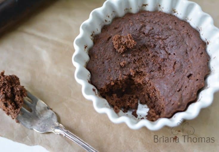 Brownies de una sola porción