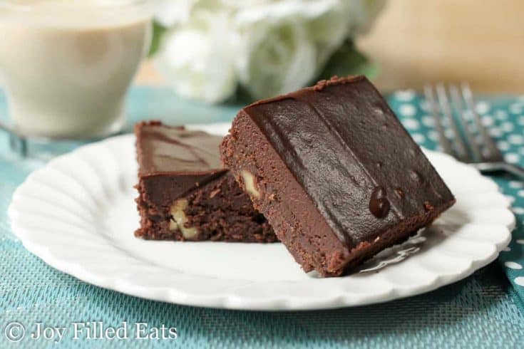 Brownies caseros de Debbie Fudge - Bajos en carbohidratos, THM S
