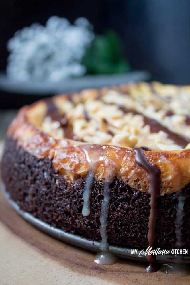 Tarta De Queso Con Snickers De Brownie