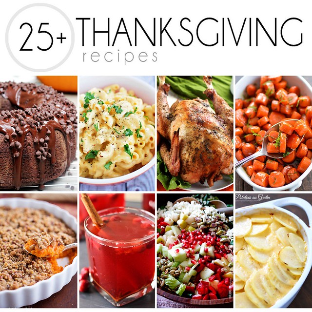 ¡Más de 25 recetas de Acción de Gracias!