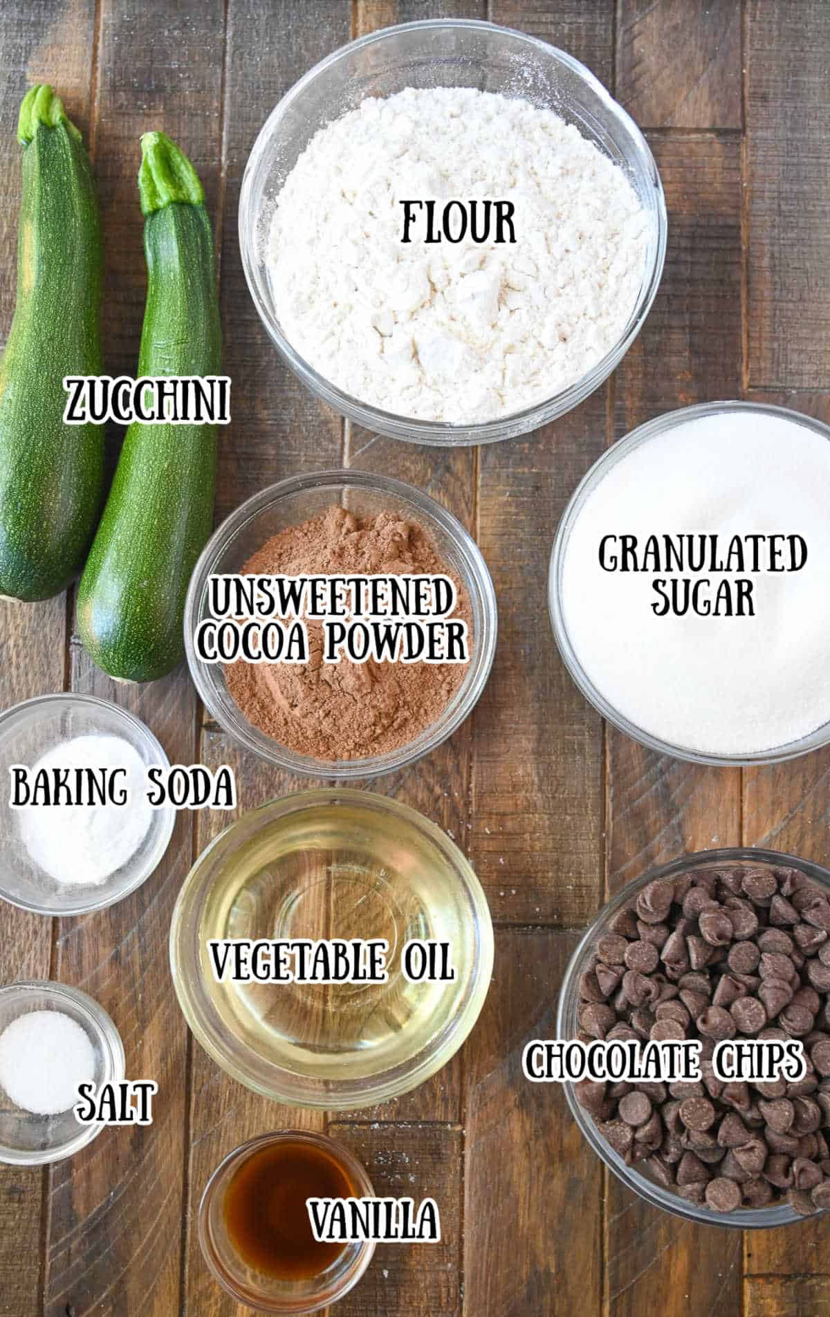 Todos los ingredientes necesarios para esta receta.