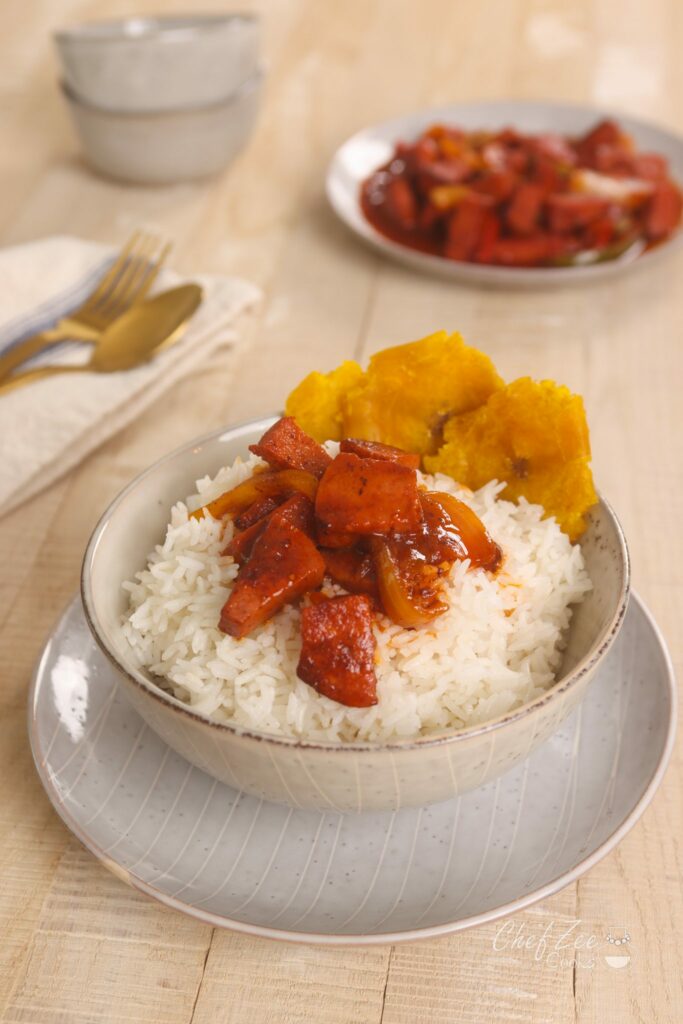 Guiso de salami dominicano Cocina Facil